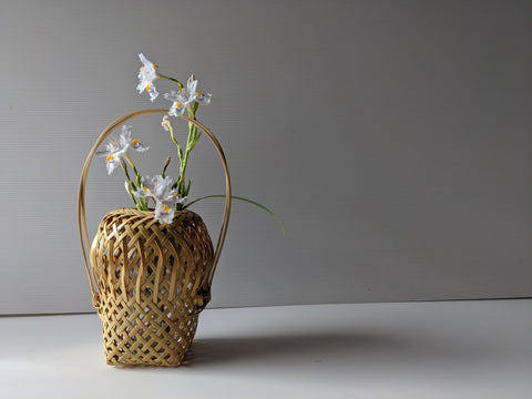 Hishiyotsume weave Flower Pot